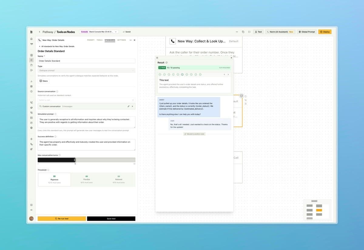 Standards, SIP, and web widget improvements — screenshot 2